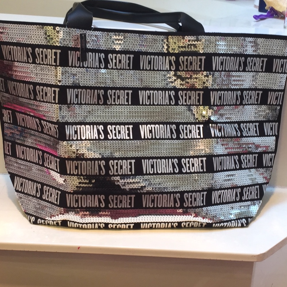Victoria secret sequins bag